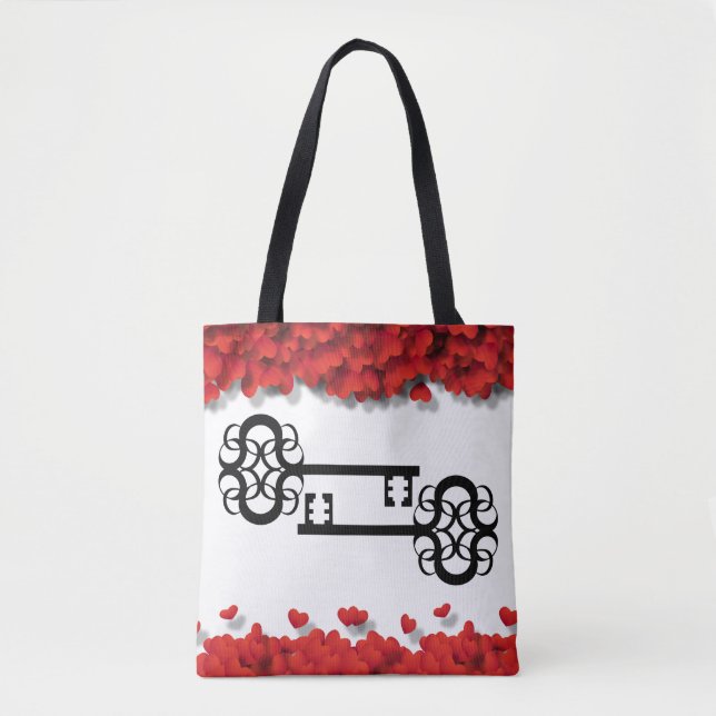Herrliche Viktorianische Keys Glamour Hearths Tasche (Vorderseite)