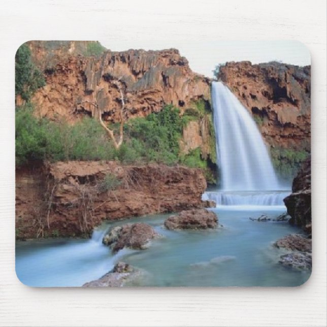 Herrliche Waldwasserfälle, mousepad (Vorne)