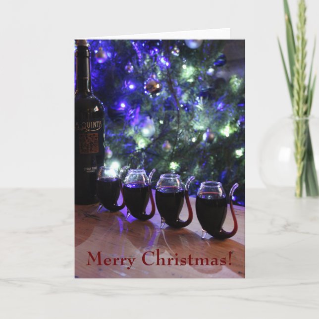 Herrliche Weihnachtsgruß-Karte! Feiertagskarte (Vorderseite)
