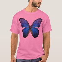 Herrlicher blauer Morpho Schmetterling