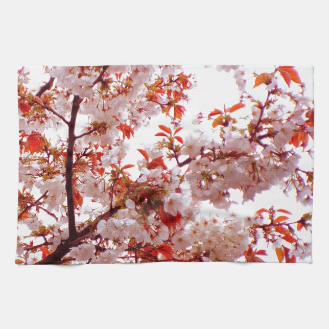 HERRLICHER BLUMENSTRAUSS DER BLÜTE GESCHIRRTUCH (Horizontal)