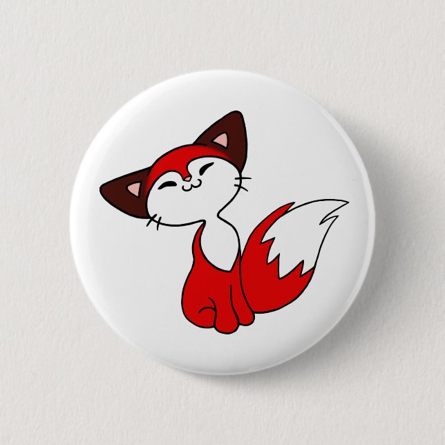 Herrlicher Fox Button (Vorderseite)