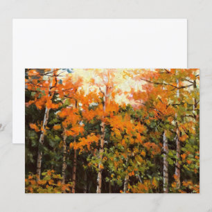 Herrlicher Herbst-Aspen-Szene Colorado-Gemälde