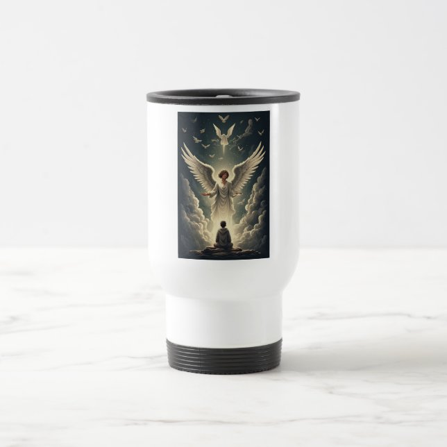 Herrlicher Reise-Mug der himmlischen Engel Reisebecher (Mittel)