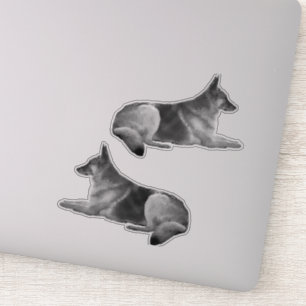 Herrlicher Schäferhund Aufkleber