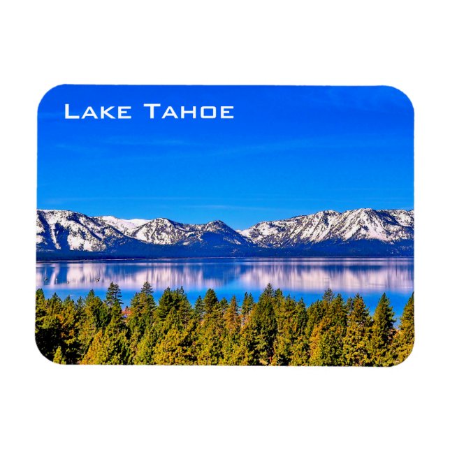 Herrlicher See Tahoe 3 x 4 Foto Magnet (Horizontal)