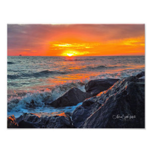 Herrlicher Sonnenuntergang Fotodruck