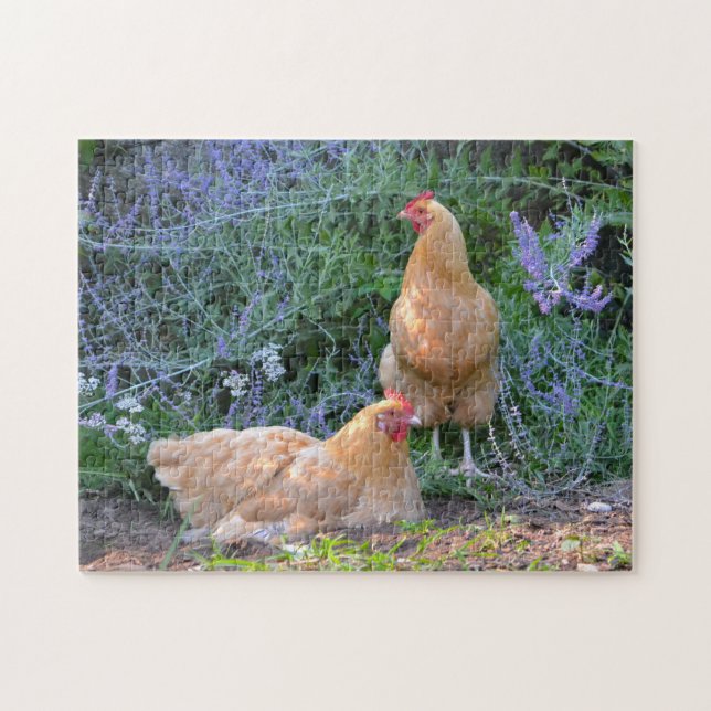 Herrliches Huhn-Puzzlespiel (Horizontal)