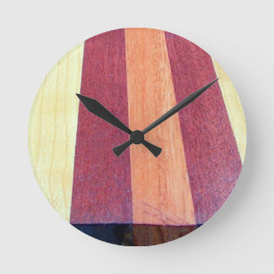 HERRLICHES KIRSCHholz Runde Wanduhr