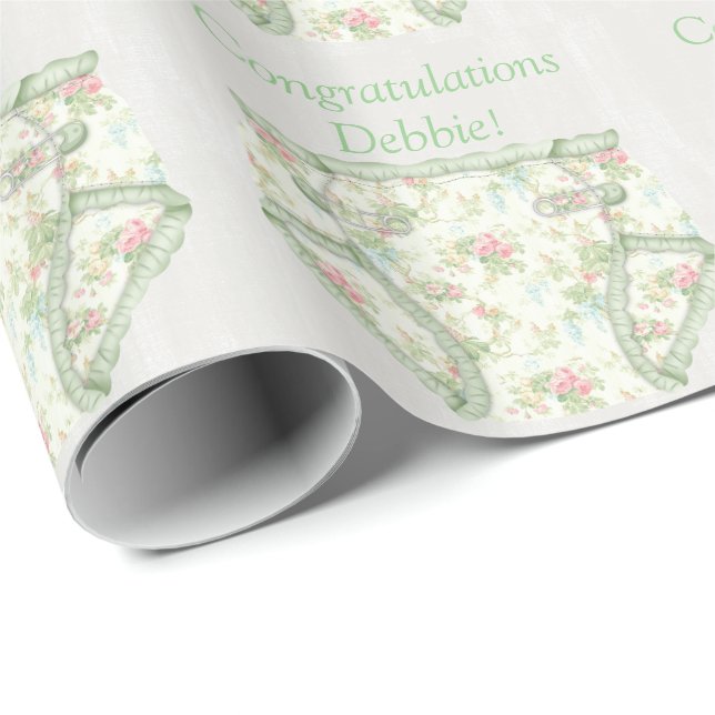 Herrliches kundenspezifisches personalisiertes geschenkpapier (Rolleneckpunkt)