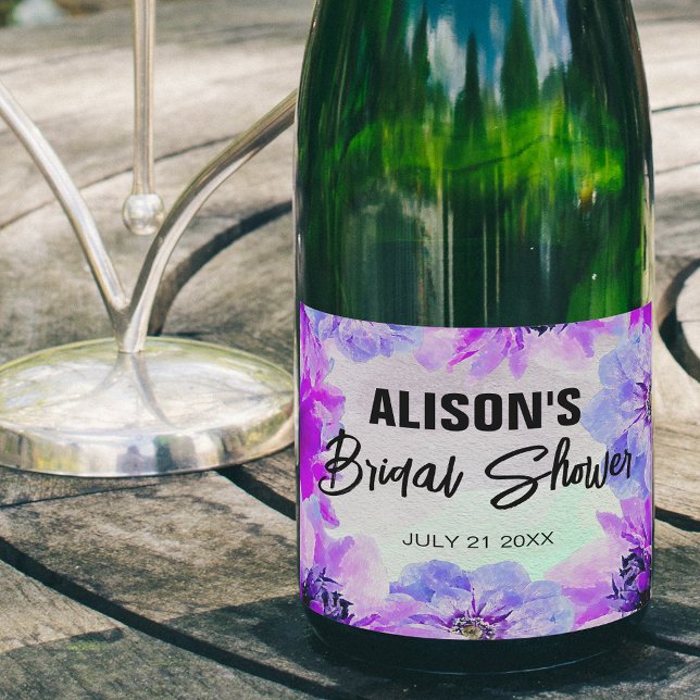 Herrliches Lila Brautparty von Wasserfarben (Von Creator hochgeladen)