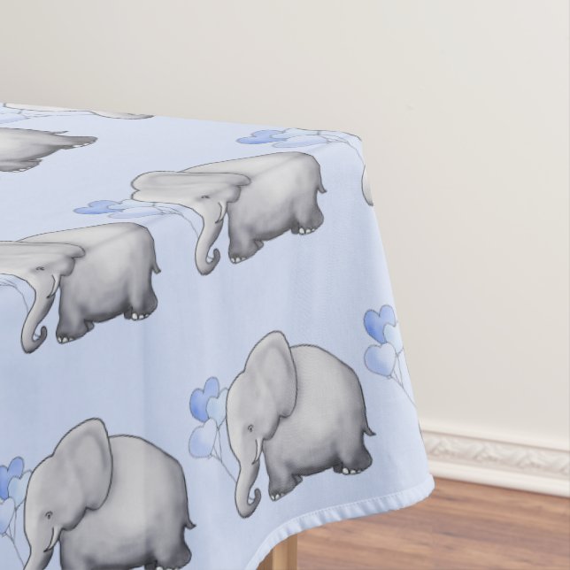Herrliches niedliches blaues tischdecke (Beispiel)