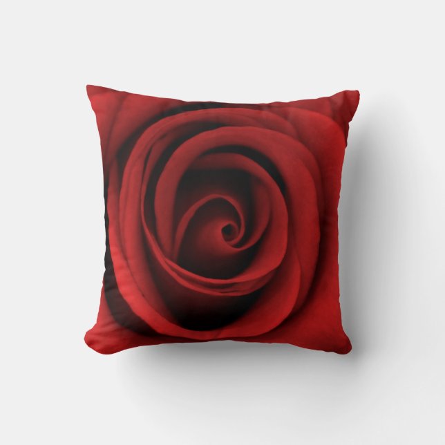 Herrliches Rosen-Akzent-Kissen Kissen (Vorderseite)