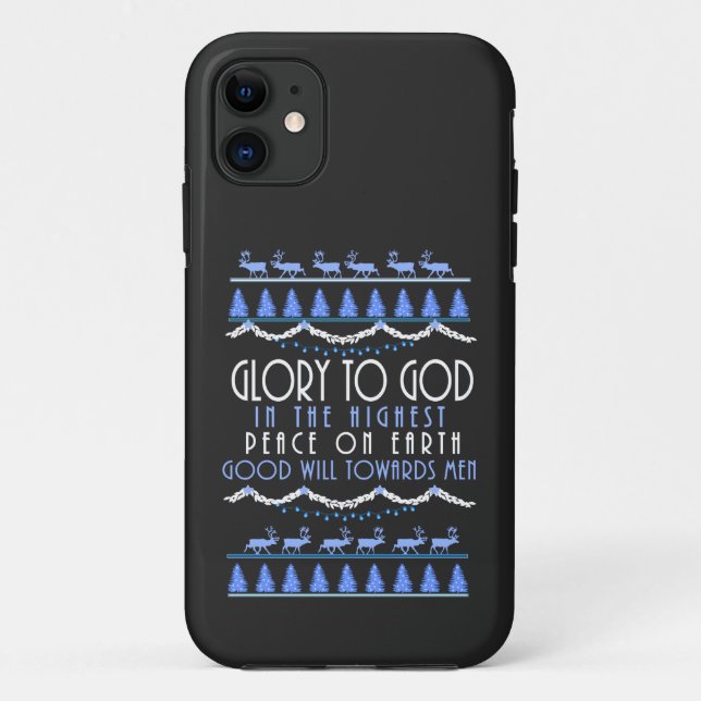 Herrlichkeit an Gott in den Höchsten Case-Mate iPhone Hülle (Rückseite)