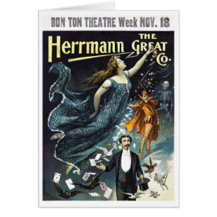 Herrmann la grande affiche reconstituée de Vintage