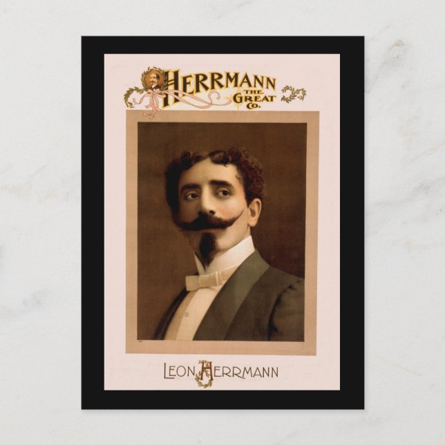 Herrmann the Great Co. Postkarte (Vorderseite)