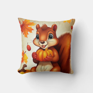 Herrn Eichhörnchen Cozy Fall Vibes Wurfkissen Kissen