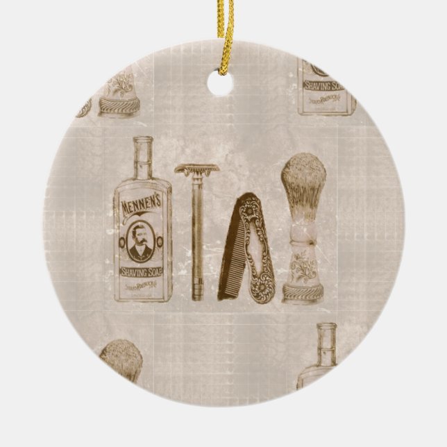 Herrrasieren Keramikornament (Vorne)