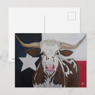 Herrscher des Rangeland Gemälde von Alfred Fox Postkarte