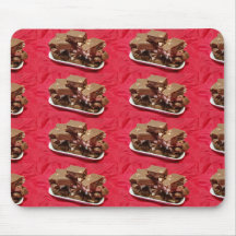 Herry Chocolate Marshmallow Fudge auf einer Platte