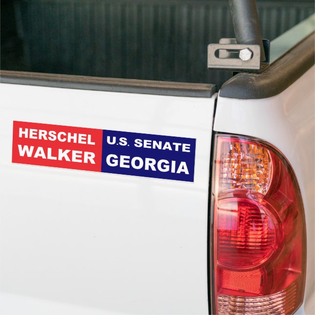 Herschel Walker US Senat Georgia 2022 Autoaufkleber (Auf Lkw)