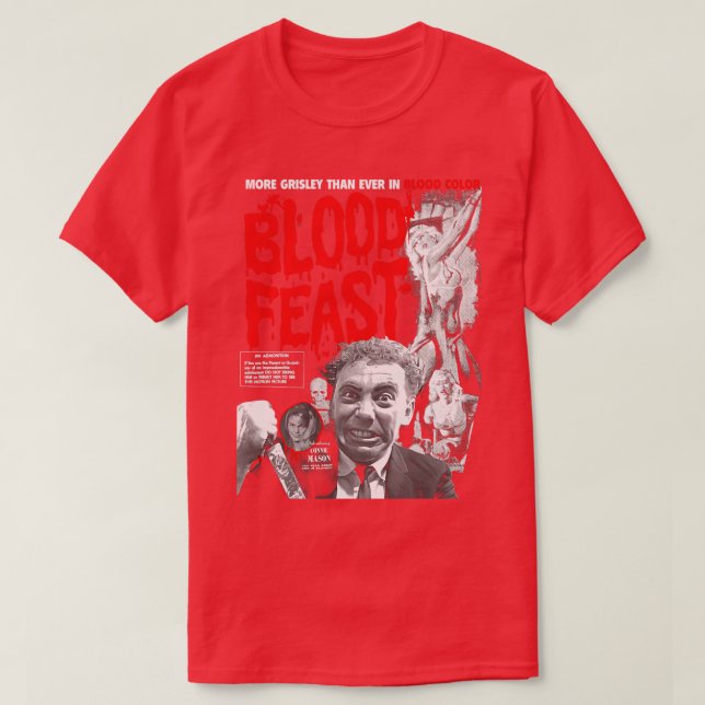 Herschell Gordon Lewiss Blood Fest T-Shirt (Design vorne)