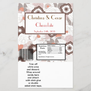 Hershey's große Bonbon-Verpackung Korallenrosa bra Flyer