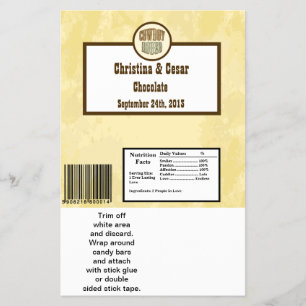 Hershey's Large Bar Wrapper Cowboy Rodeo Steer Sku Flyer