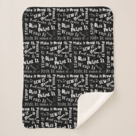 Hersteller-Handwerks-Typografie-Druck Sherpadecke