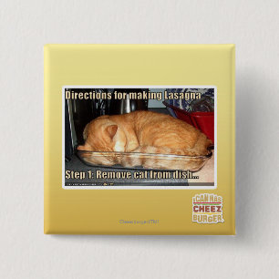 Herstellung der Lasagne Button