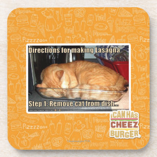 Herstellung der Lasagne Untersetzer