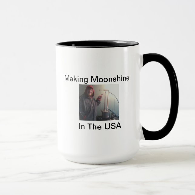 HERSTELLUNG DES MONDENSCHEINS IN DEN USA TASSE (Rechts)