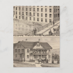 Herstellung von Gardinen Postkarte