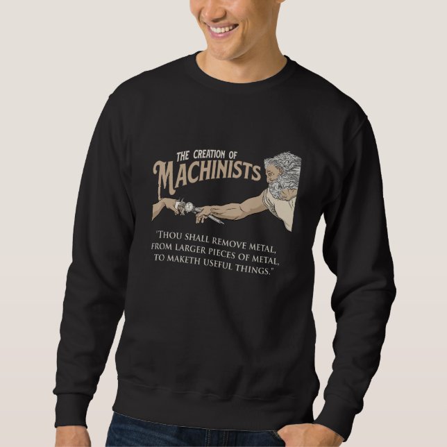 Herstellung von Maschinen - CNC-Fräsmaschine O Sweatshirt (Vorderseite)