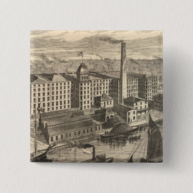 Herstellung von ONT-Baumwolle von Clark Button (Vorderseite)