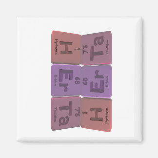 Herta als Wasserstoff Erbium Tantalum Magnet