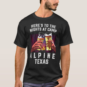 Herts to the Nights im Camp Alpine Camping Texas C T-Shirt