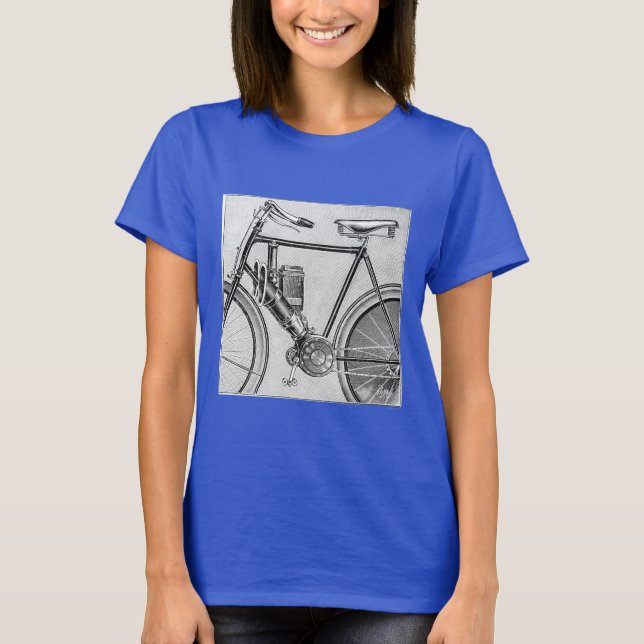 Hertschmann Motorrad, 1895 T-Shirt (Vorderseite)