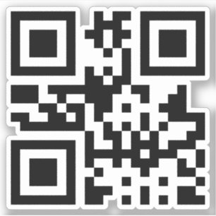 Hertz-Symbol — QR-Code Aufkleber