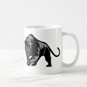 Herumstreichender Panther Kaffeetasse