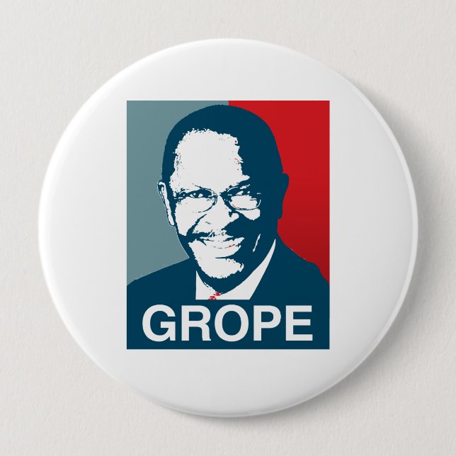 Herumtasten Hermans Kain Button (Vorderseite)