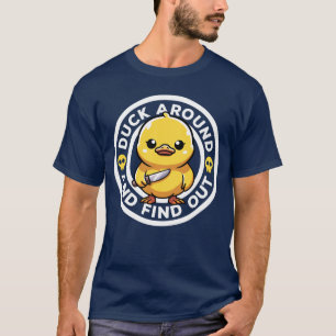 Herumwatscheln und herausfinden, ich liebe Entenli T-Shirt