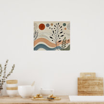 Herunterladbare Minimalistische botanische Kunst -