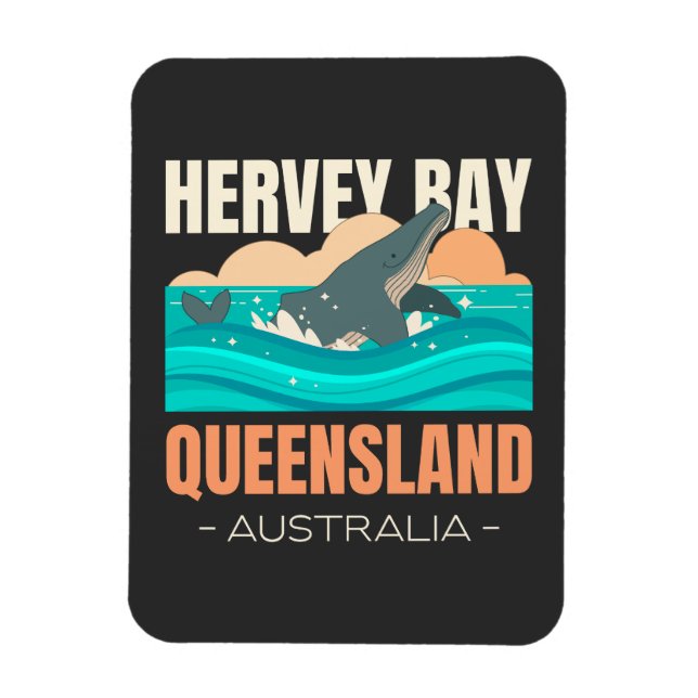 Hervey Bay Queensland australia Magnet (Vertikal)
