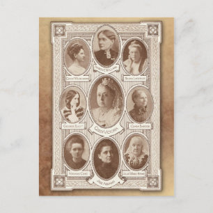 Hervorragende Frauen Postkarte