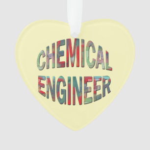 Hervorragender Chemieingenieur Text Ornament