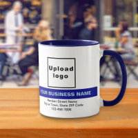 Hervorragender Firmenname auf der Navy Blue Combo-