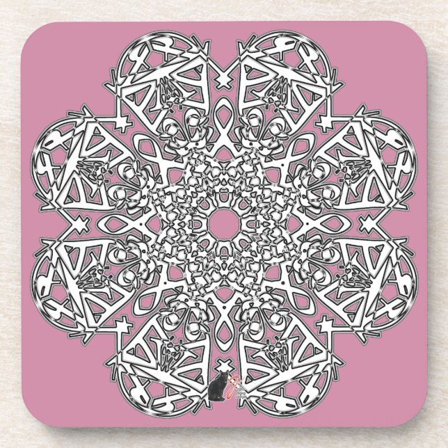 Hervorragender Octa Glyph Dawn Untersetzer (Vorderseite)