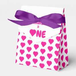 Herz 1. Geburtstag Geschenkschachtel