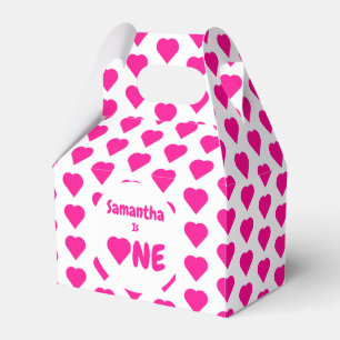 Herz 1. Geburtstag Geschenkschachtel